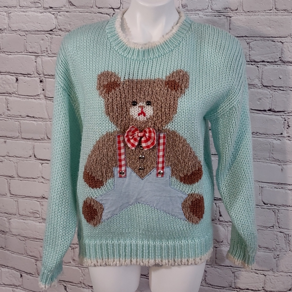 Vintage Teddy Bear Sweater 🧸